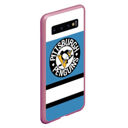 Чехол для Samsung Galaxy S10 Pittsburgh Penguins blue - фото 2