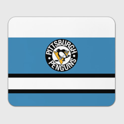 Прямоугольный коврик для мышки Pittsburgh Penguins blue