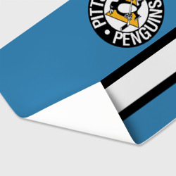 Бумага для упаковки 3D Pittsburgh Penguins blue - фото 2