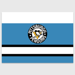 Поздравительная открытка Pittsburgh Penguins blue