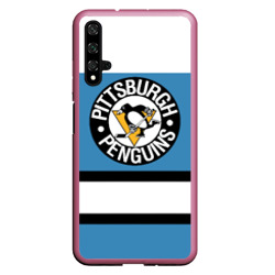 Чехол для Honor 20 Pittsburgh Penguins blue