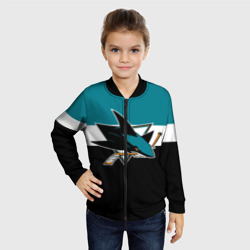 Детский бомбер 3D San Jose Sharks - фото 2