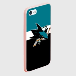 Чехол для iPhone 5/5S матовый San Jose Sharks - фото 2