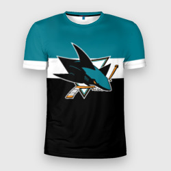 Мужская футболка 3D Slim San Jose Sharks