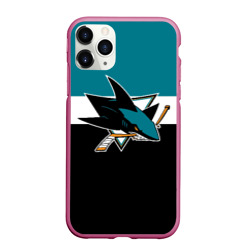 Чехол для iPhone 11 Pro Max матовый San Jose Sharks