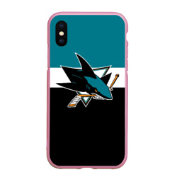 Чехол для iPhone XS Max матовый San Jose Sharks