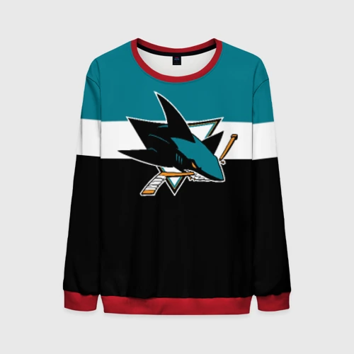 Мужской свитшот 3D San Jose Sharks
