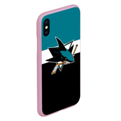 Чехол для iPhone XS Max матовый San Jose Sharks - фото 2