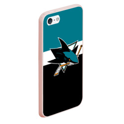 Чехол для iPhone 5/5S матовый San Jose Sharks - фото 2