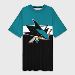 Платье-футболка 3D San Jose Sharks