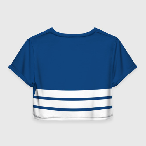 Женская футболка Crop-top 3D Toronto Maple Leafs - фото 2