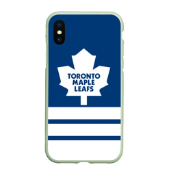 Чехол для iPhone XS Max матовый Toronto Maple Leafs