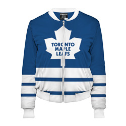 Женский бомбер 3D Toronto Maple Leafs