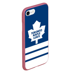 Чехол для iPhone 7/8 матовый Toronto Maple Leafs - фото 2
