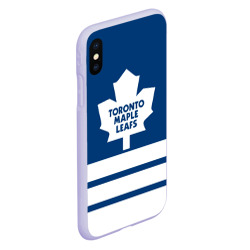 Чехол для iPhone XS Max матовый Toronto Maple Leafs - фото 2