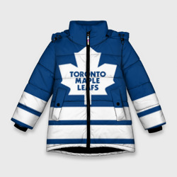 Зимняя куртка для девочек 3D Toronto Maple Leafs