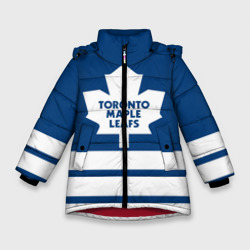 Зимняя куртка для девочек 3D Toronto Maple Leafs