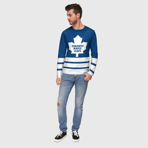 Мужской лонгслив 3D Toronto Maple Leafs, цвет 3D печать - фото 5
