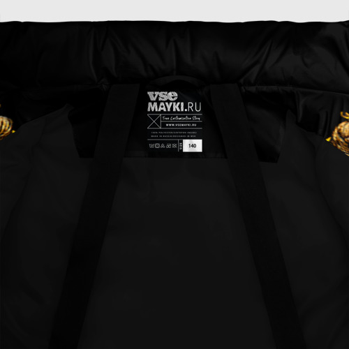 Зимняя куртка для мальчиков 3D Овен, цвет черный - фото 7