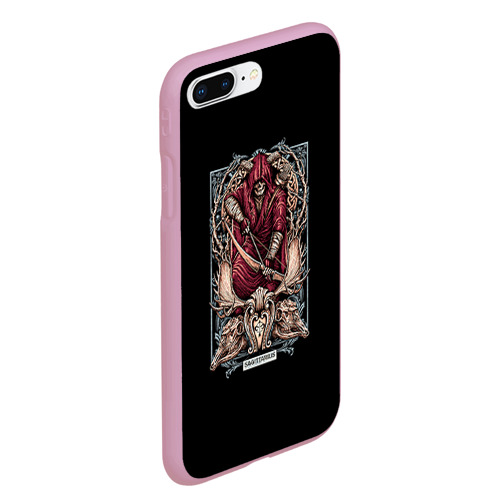 Чехол для iPhone 7Plus/8 Plus матовый Стрелец, цвет розовый - фото 3