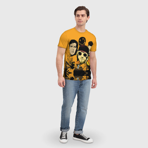 Мужская футболка 3D Nirvana, цвет 3D печать - фото 5
