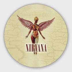 Круглый коврик для мышки Nirvana