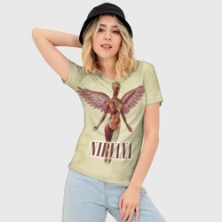 Женская футболка 3D Slim Nirvana - фото 2
