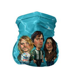 Бандана-труба 3D Шаржи группа Nirvana