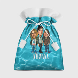 Подарочный 3D мешок Шаржи группа Nirvana