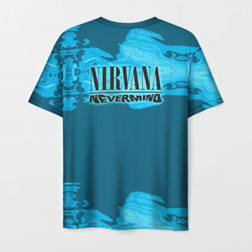 Мужская футболка 3D Nirvana & Simpson, цвет 3D печать - фото 2