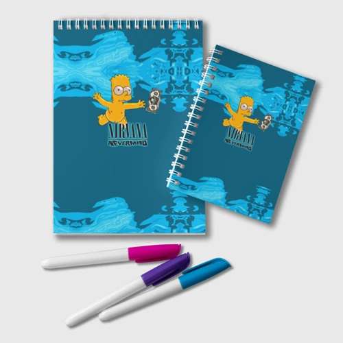 Блокнот Nirvana &amp; Simpson