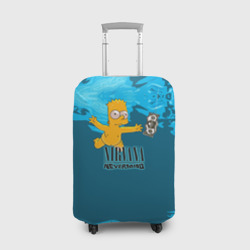 Чехол для чемодана 3D Nirvana & Simpson