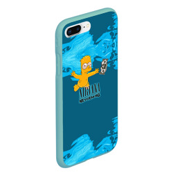 Чехол для iPhone 7Plus/8 Plus матовый Nirvana & Simpson - фото 2