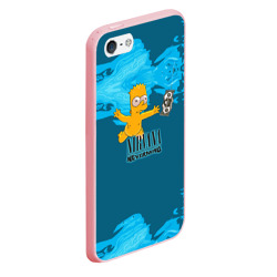 Чехол для iPhone 5/5S матовый Nirvana & Simpson - фото 2