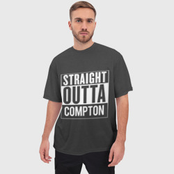 Мужская футболка oversize 3D Straight Outta Compton - фото 2