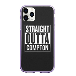 Чехол для iPhone 11 Pro матовый Straight Outta Compton