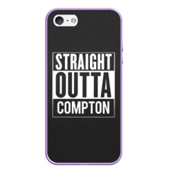 Чехол для iPhone 5/5S матовый Straight Outta Compton
