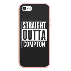 Чехол для iPhone 5/5S матовый Straight Outta Compton