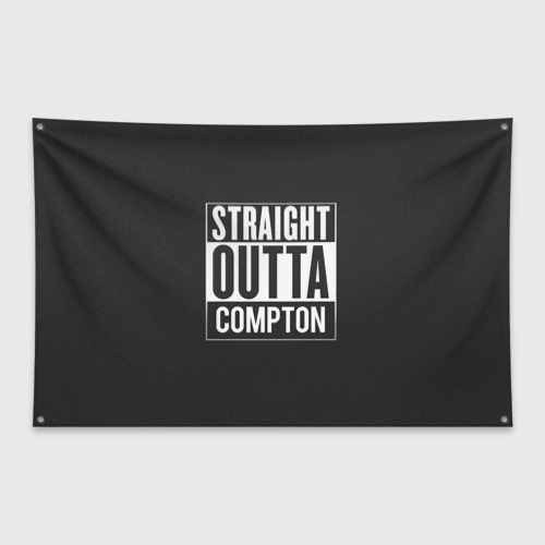 Флаг-баннер Straight Outta Compton