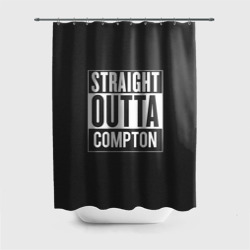 Штора 3D для ванной Straight Outta Compton