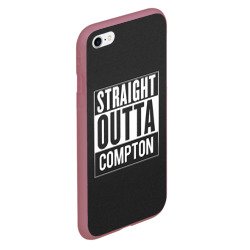 Чехол для iPhone 6/6S матовый Straight Outta Compton - фото 2