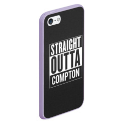 Чехол для iPhone 5/5S матовый Straight Outta Compton - фото 2