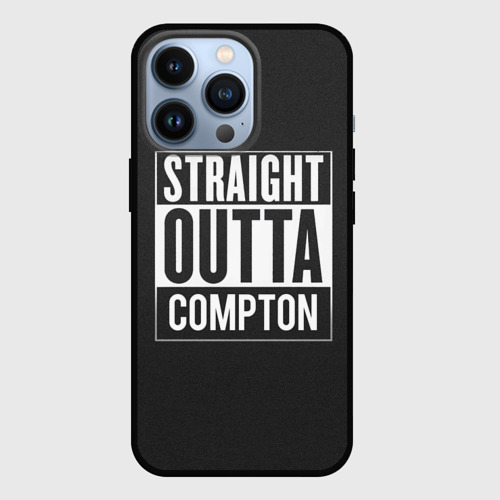 Чехол для iPhone 13 Pro Straight Outta Compton, цвет черный