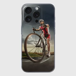 Чехол для iPhone 16 Pro Max силиконовый с защитой камеры МТБ