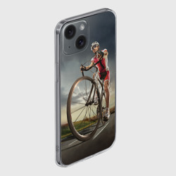 Чехол для iPhone 15 силиконовый с защитой камеры МТБ - фото 2