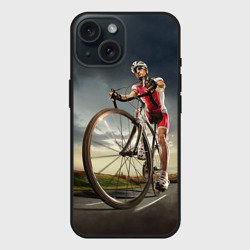 Чехол силиконовый для Apple iPhone 15 матовый МТБ