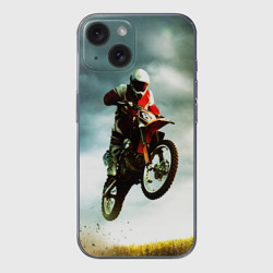 Чехол для iPhone 15 силиконовый с защитой камеры Эндуро