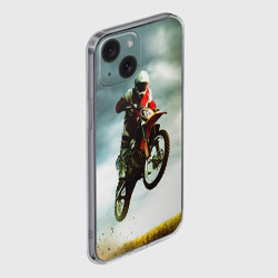 Чехол для iPhone 15 силиконовый с защитой камеры Эндуро - фото 2