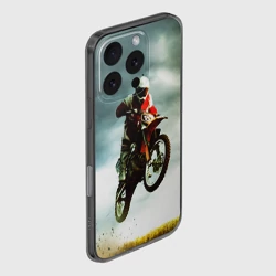 Чехол для iPhone 16 Pro силиконовый с защитой камеры Эндуро - фото 2