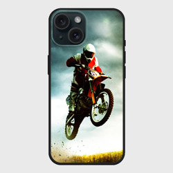 Чехол силиконовый для Apple iPhone 15 матовый Эндуро